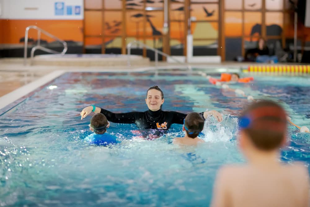 Swimming lessons for babies